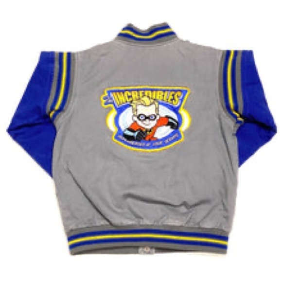 Disney Store Exclusive The Incredibles Dash Varsity Bomber Jacket Kids Large - Picture 2 of 7